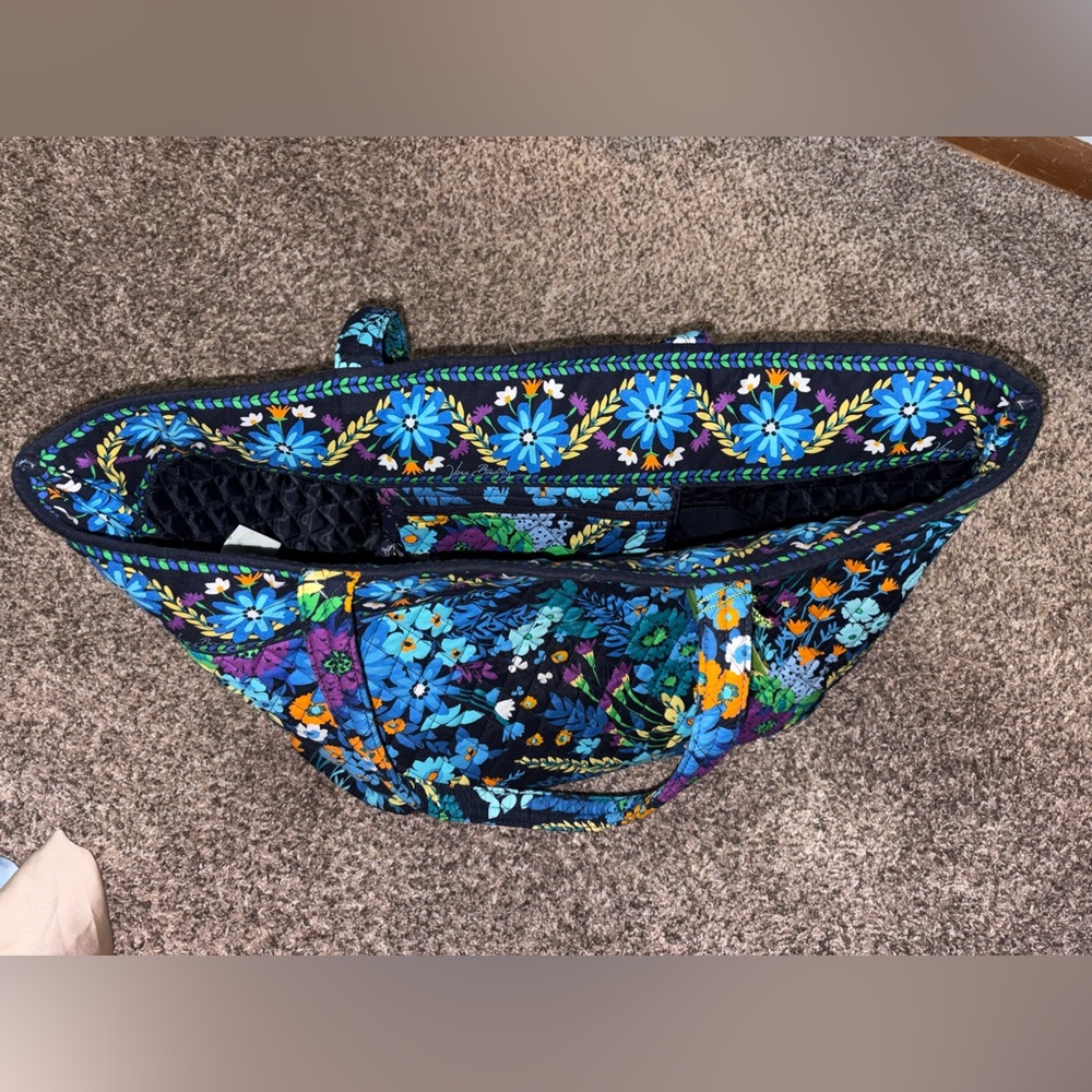 Vera Bradley Grand Tote - Midnight Blues - Picture 3 of 4